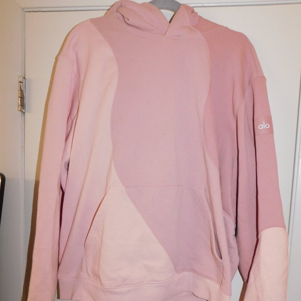 Make Waves Hoodie - ALO Yoga - Sunset Pink Tonal - M WOMEN